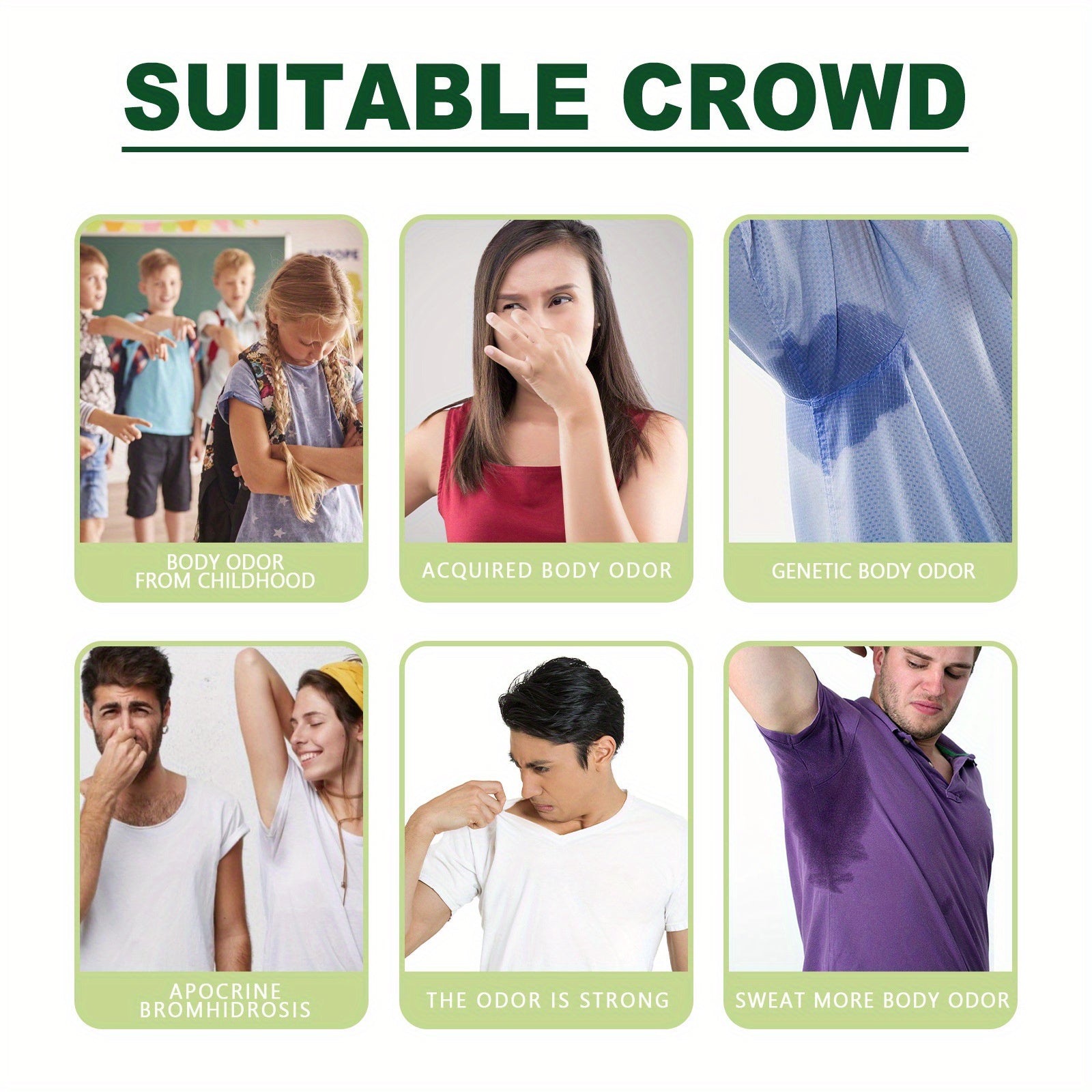 20g Antiperspirant Ointment Long-Lasting Odor Control Moisturizing Personal Care