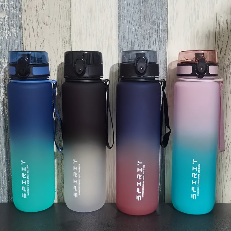 Lightweight Gradient BPA-Free Sports Water Bottle for Fitness and Travel