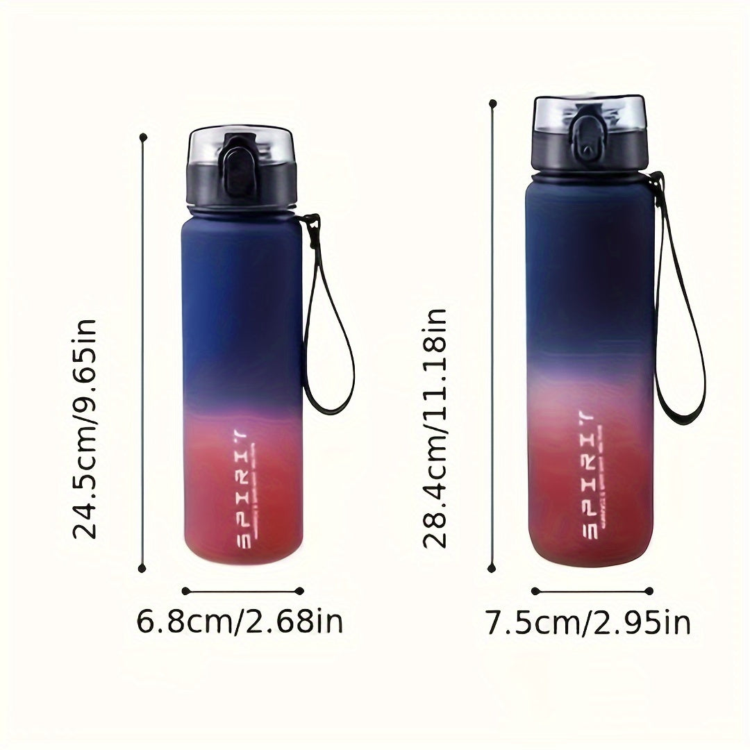 Lightweight Gradient BPA-Free Sports Water Bottle for Fitness and Travel