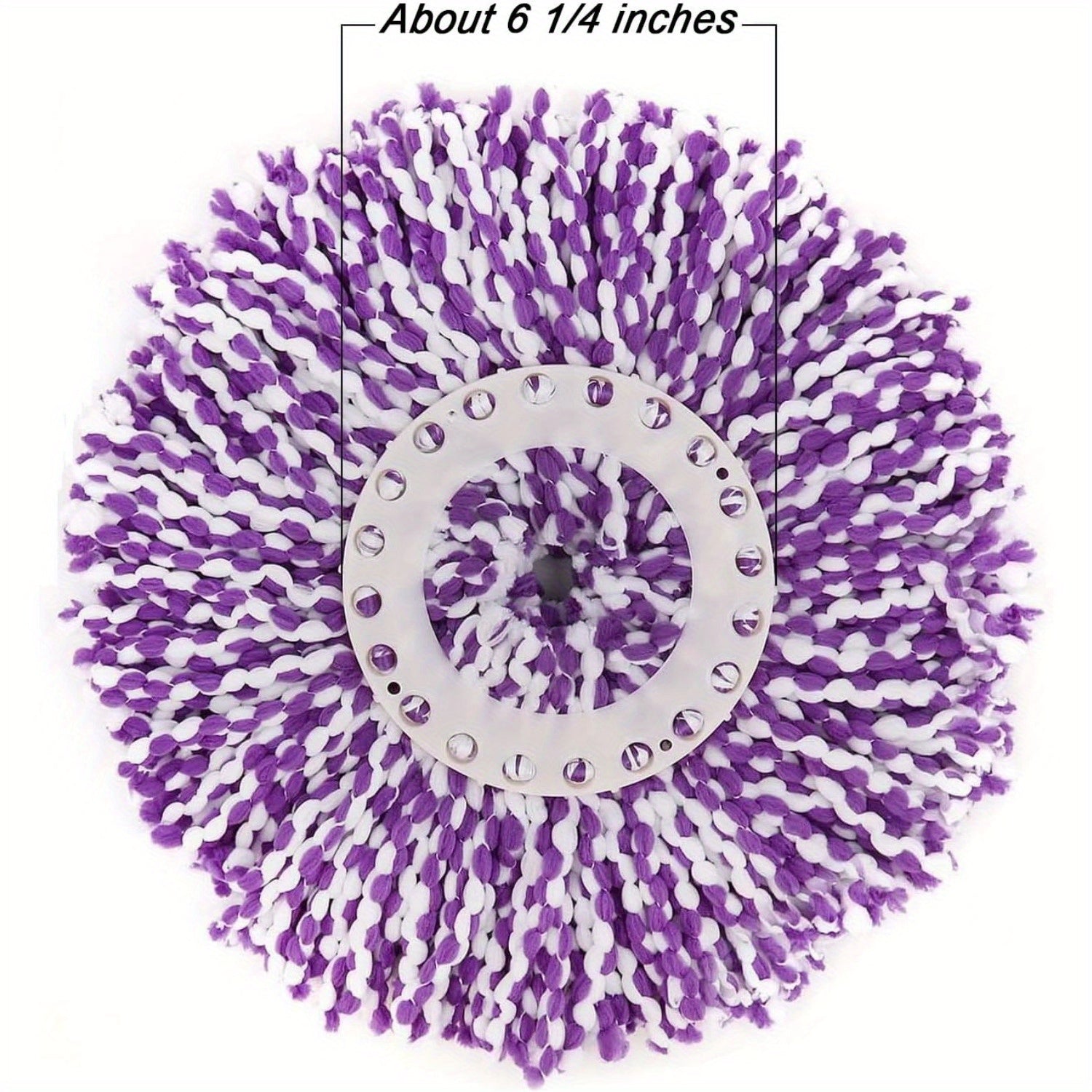 3 ta doira shaklidagi mikroto'qima mopp boshlarini 360° aylanuvchi sehrli mop uchun to'plami: Turli brendlar bilan mos - Uy tozalash uchun zarur almashtirish boshliqlari