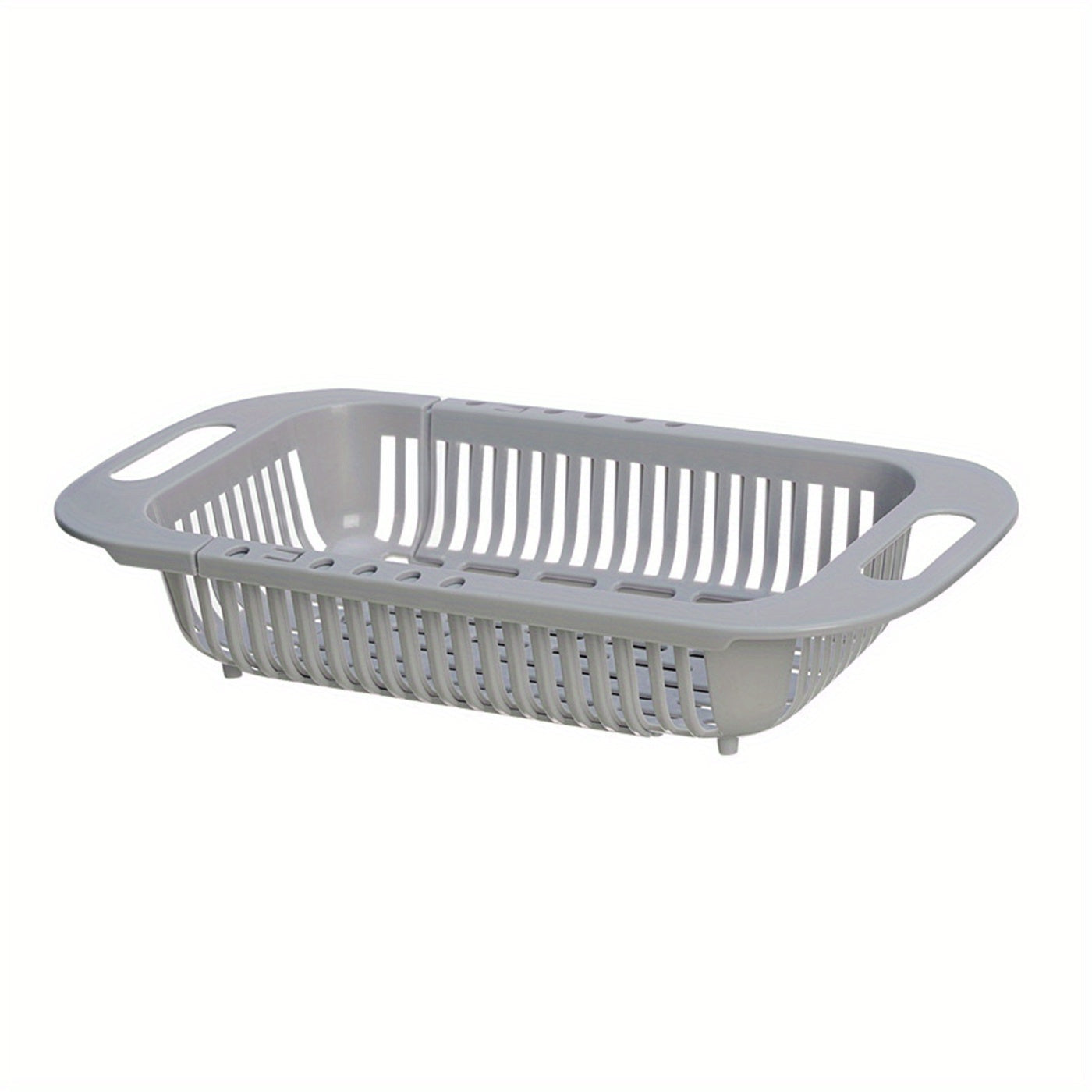 Expandable Plastic Dish Drainer Basket for Kitchen Sink Organizer