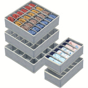 Large Capacity Closet Organizer for Bras Underwear Socks with Foldable Fabric Drawer