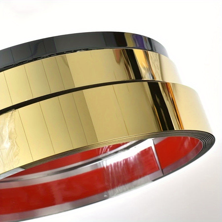 5M Stainless Steel Wall and Ceiling Decor Roll Modern Mirror Finish for Living Room