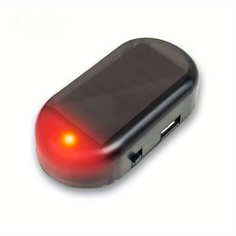 Solar-Powered Car Anti-Theft LED Decorative Lights, Rechargeable USB, Indoor Use