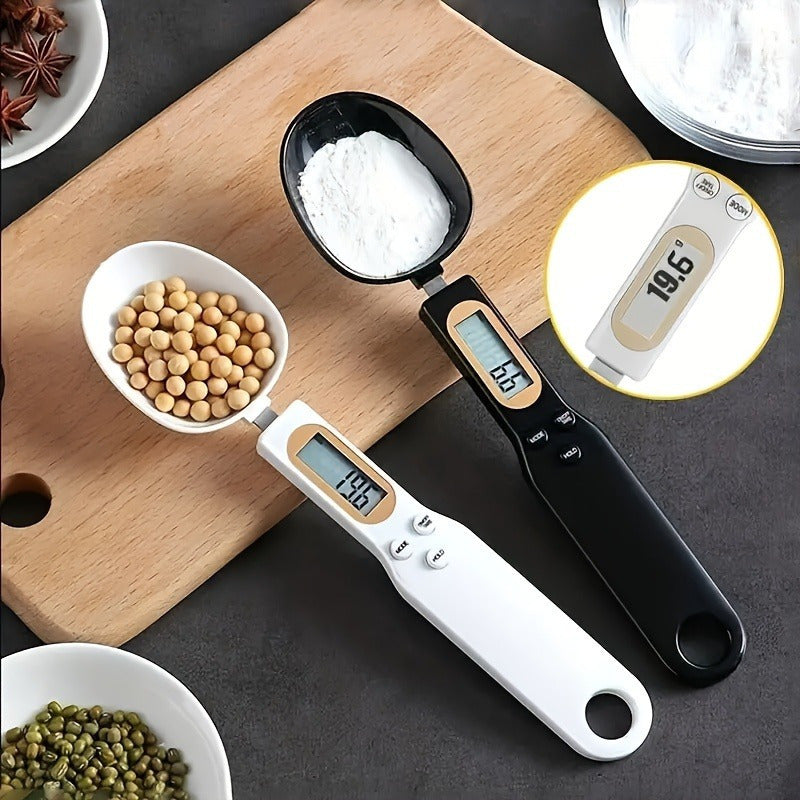 Digital Measuring Spoon Kitchen Scale Pet Food Scoop Tea Milk Powder 0.1g-500g