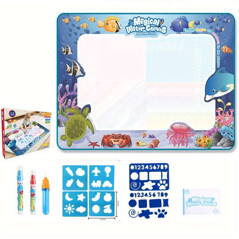 Children's Water Painting Toy Doodle Platform Writing Board Educational Art Set