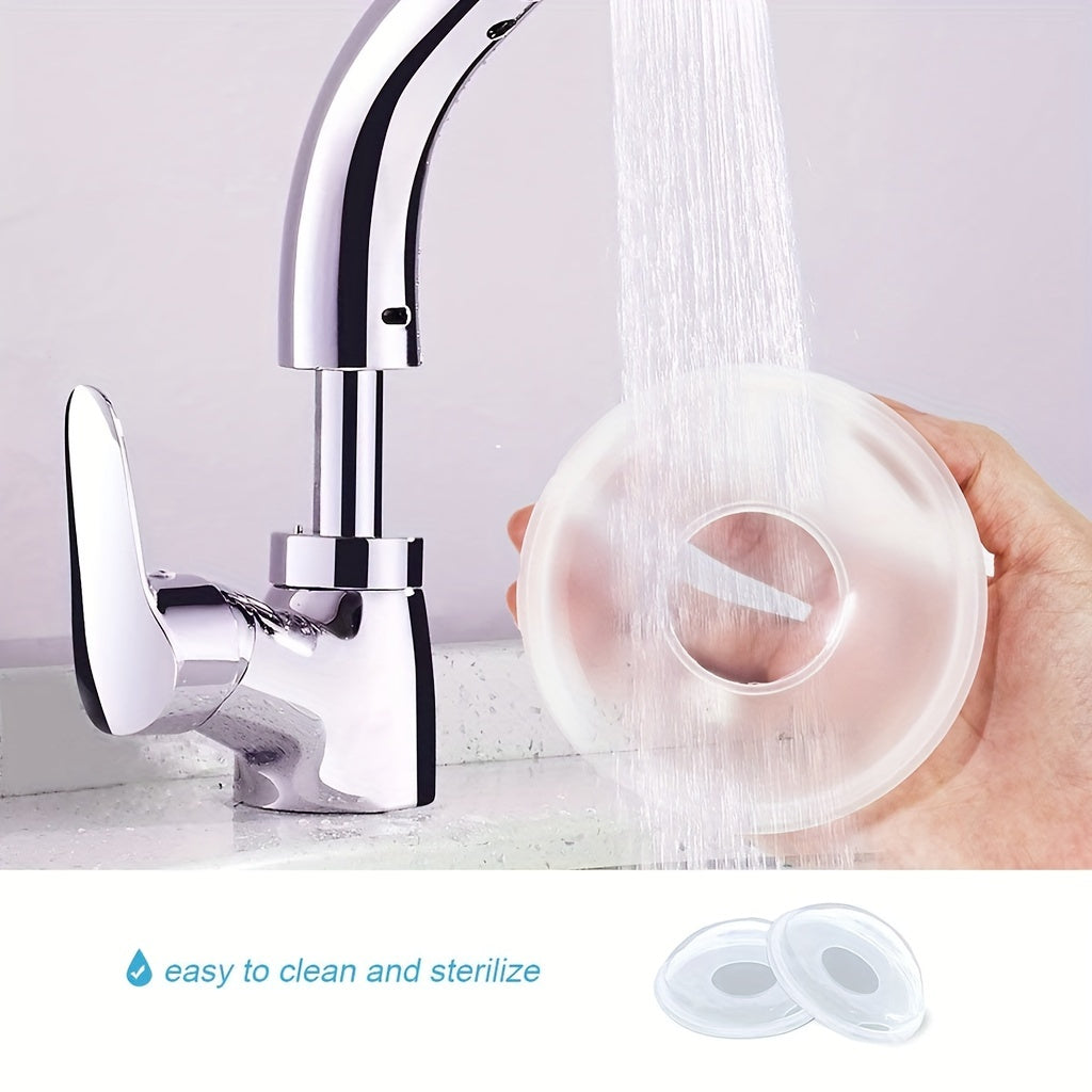 Silicone Breast Milk Collection Shells for Nursing Mothers 2-Pack Leak-Proof Reusable