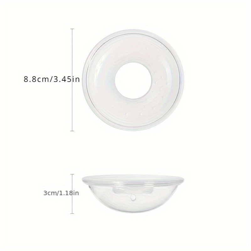 Silicone Breast Milk Collection Shells for Nursing Mothers 2-Pack Leak-Proof Reusable