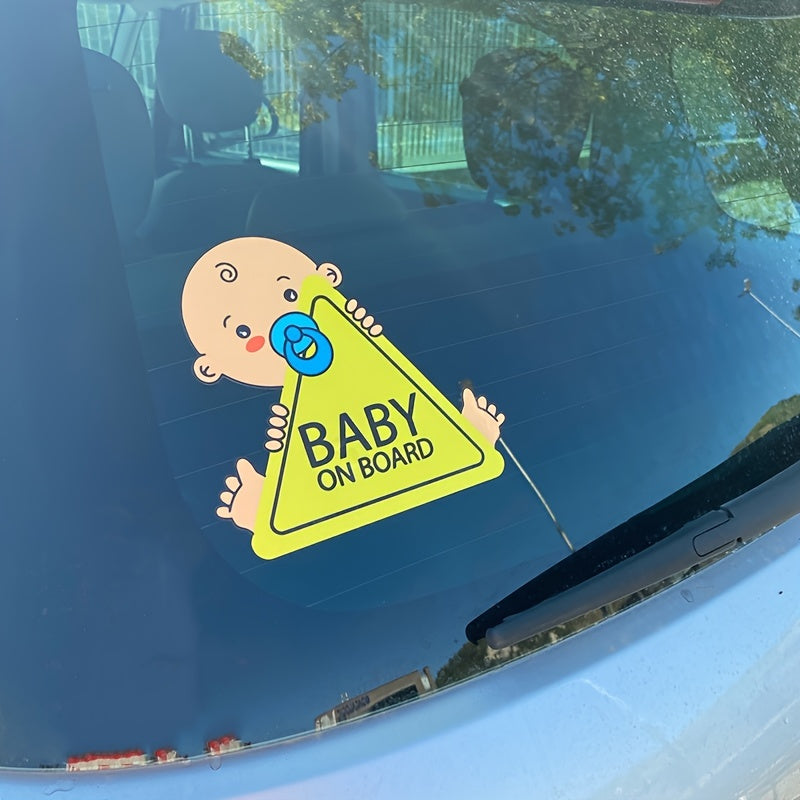 Baby Safe Car Decal Sticker Clear Vinyl for Child Safety