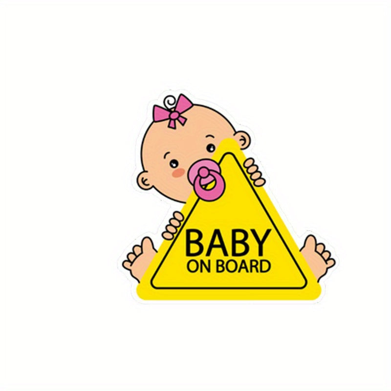 Baby Safe Car Decal Sticker Clear Vinyl for Child Safety