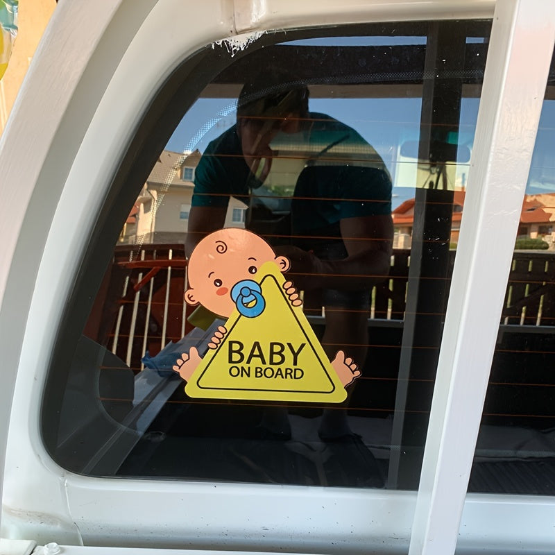Baby Safe Car Decal Sticker Clear Vinyl for Child Safety