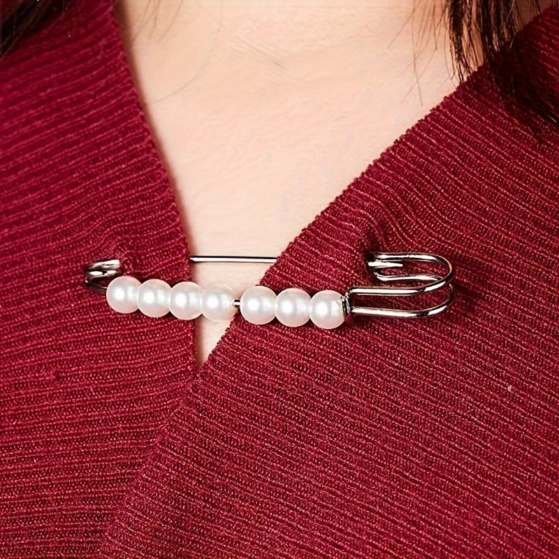 Ayollar uchun faux marjon bel pin, sharf xavfsizlik hijab klipi, brosh, shalv uchun buckl