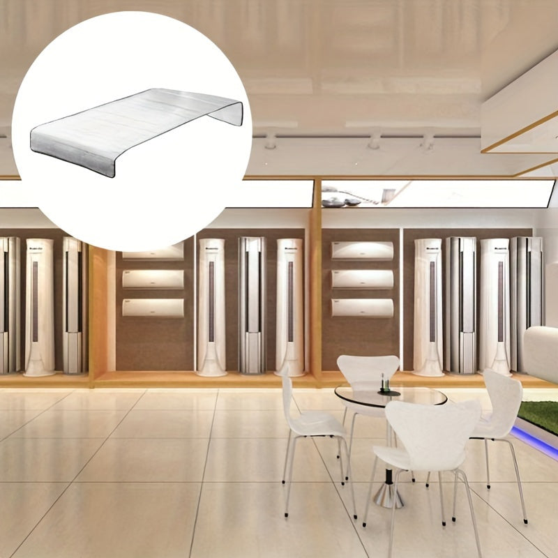 Sturdy 2-Layer Aluminum Air Conditioner Cover UV Scratch Resistant Easy to Install