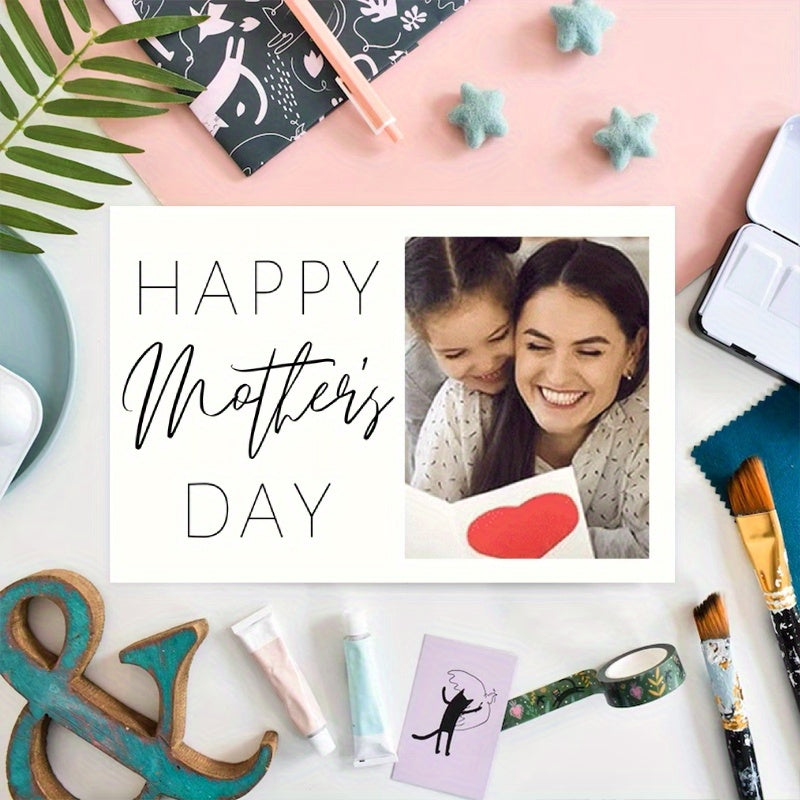 Personalized Mother's Day Photo Card for Mom from Sons and Daughters