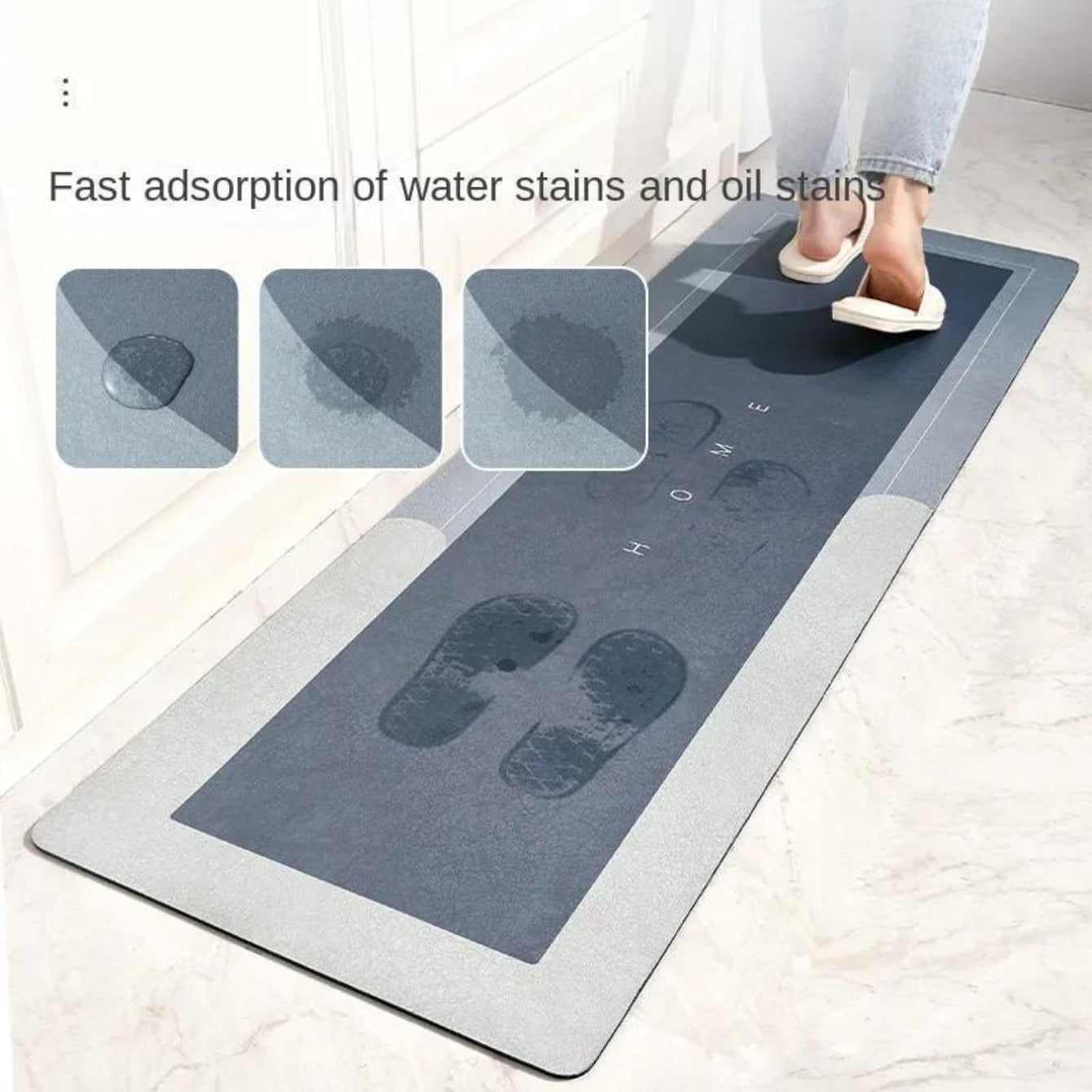Multi-Functional Kitchen Mat Diatom Mud Non-Slip Quick-Drying Counter Protector