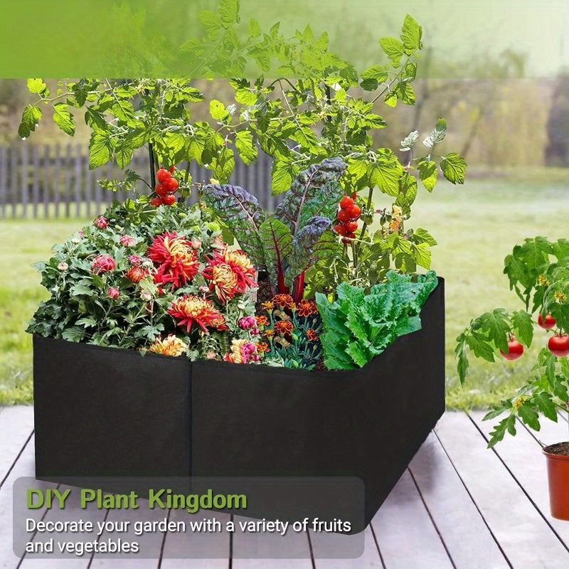 Bo'shliq bilan ta'minlangan ko'tarilgan bog' qutisi, sabzavotlar, o'simliklar va gullarni ochiq havoda yetishtirish uchun nafas oladigan ekish idishlari.