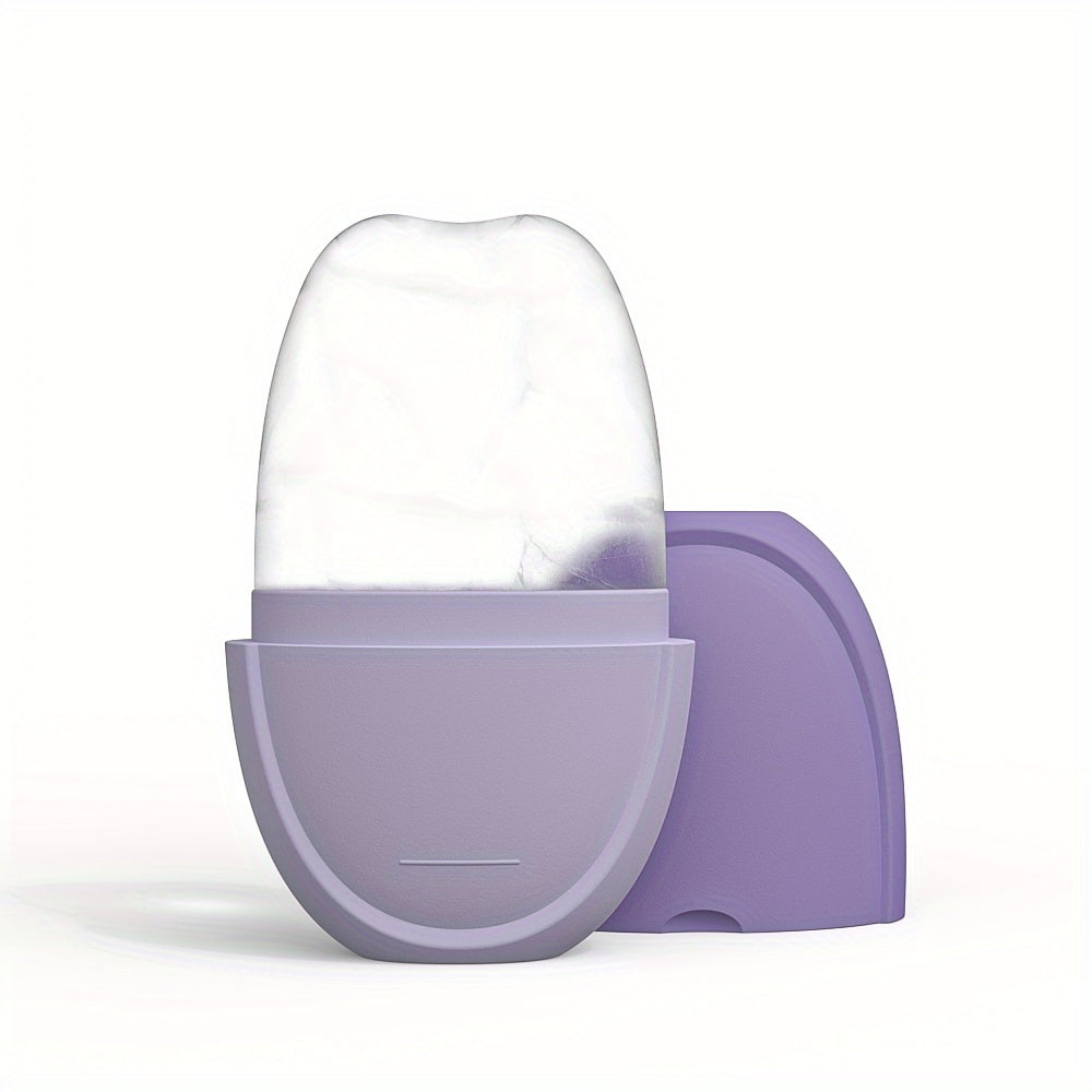 Conjunto de rodillo facial de hielo y Gua Sha para rejuvenecimiento facial y de ojos, herramientas de cuidado de la piel con enfriamiento, molde de silicona para hielo