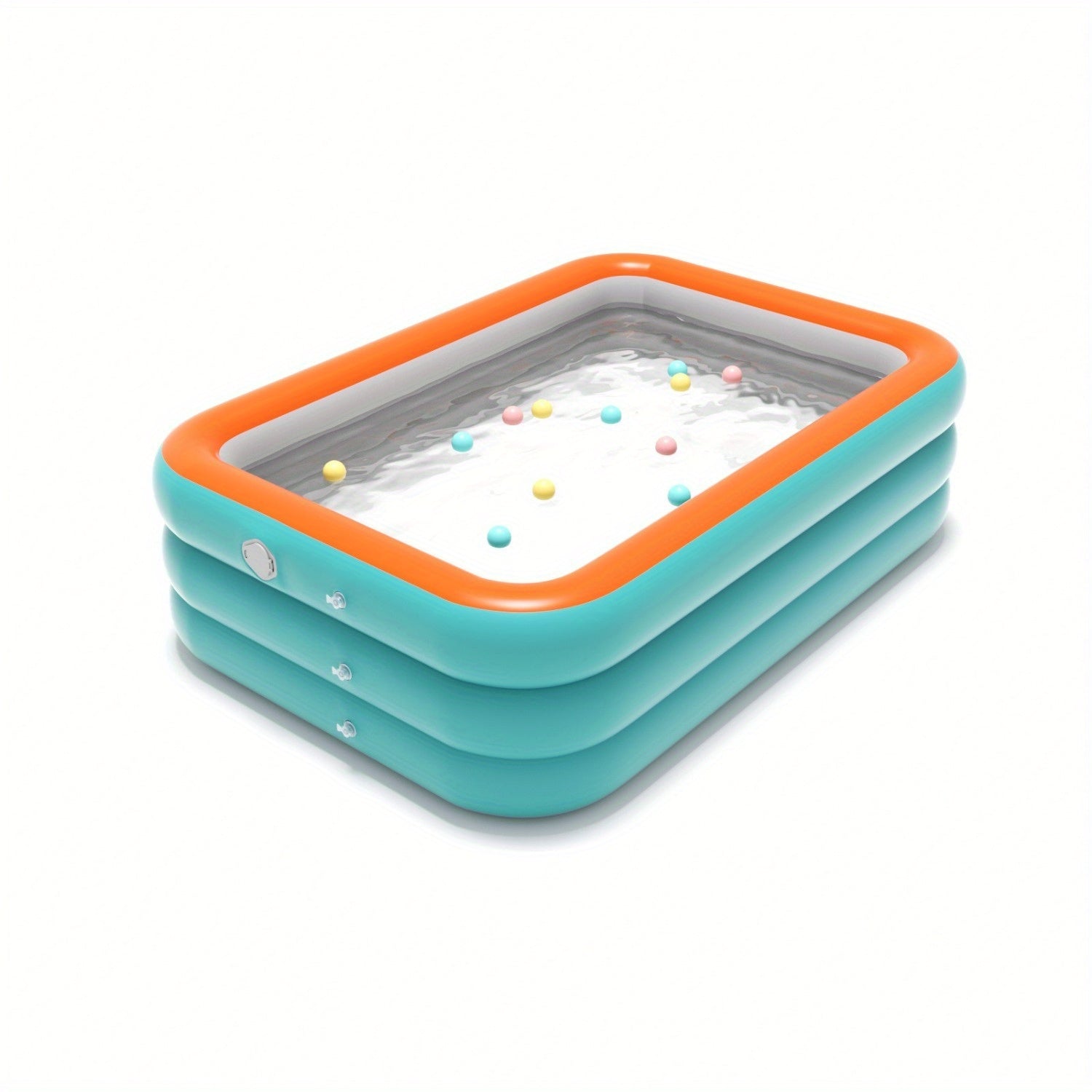 Large Inflatable Family Pool PVC Outdoor Water Pool with Multiple Components