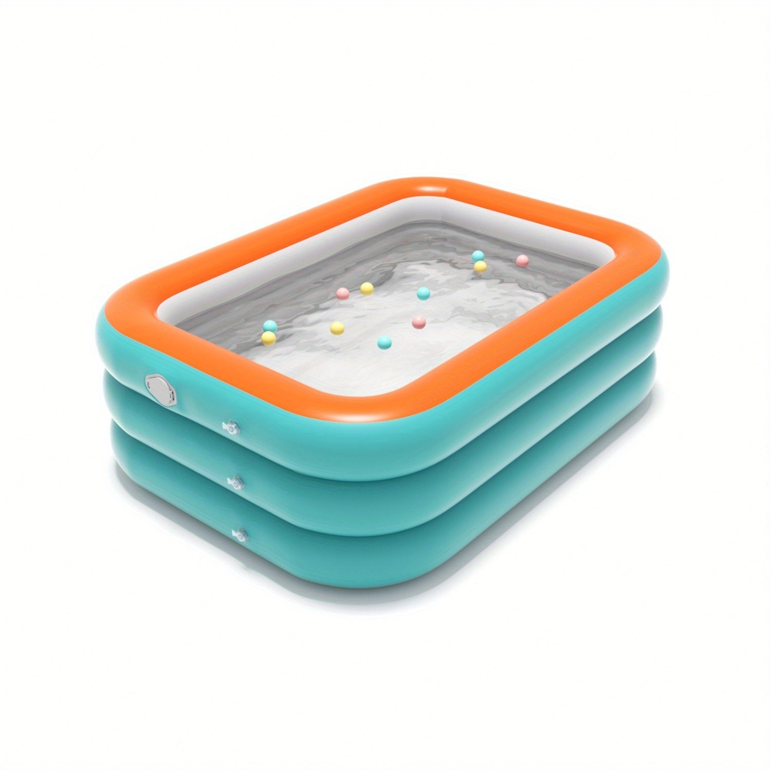 Large Inflatable Family Pool PVC Outdoor Water Pool with Multiple Components