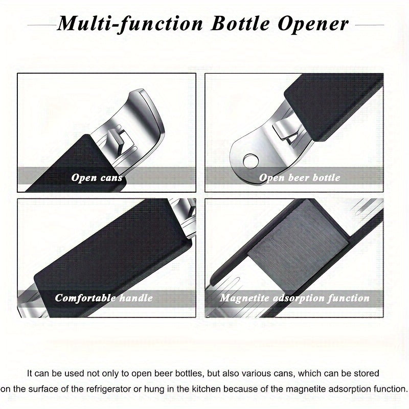 Stainless Steel Bottle Opener for Camping and Travel 1 Piece
