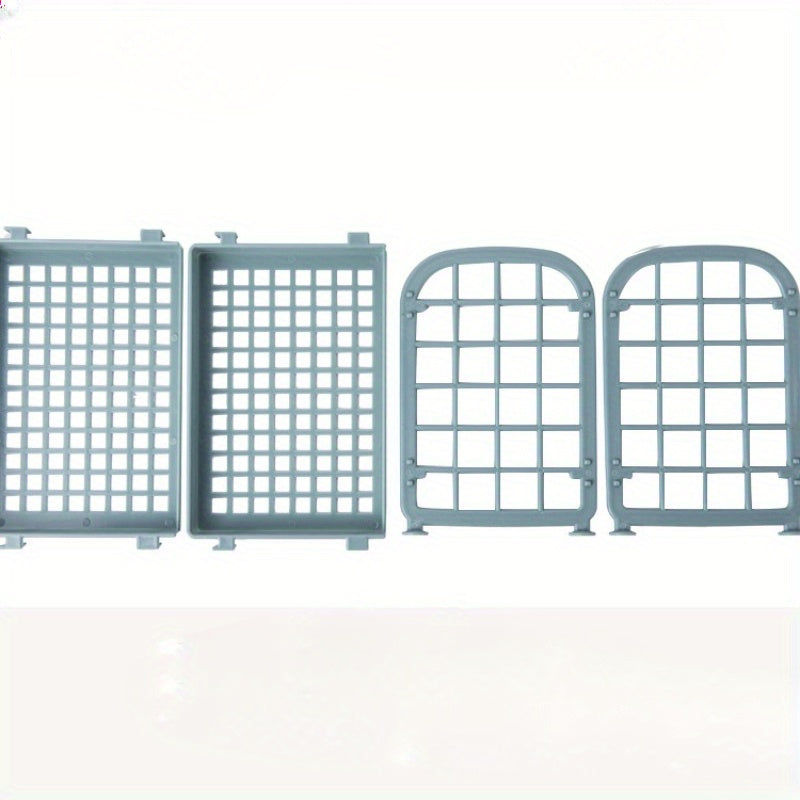 Carro organizador de plástico para cocina y baño, almacenamiento compacto, estante de utilidad sin taladro