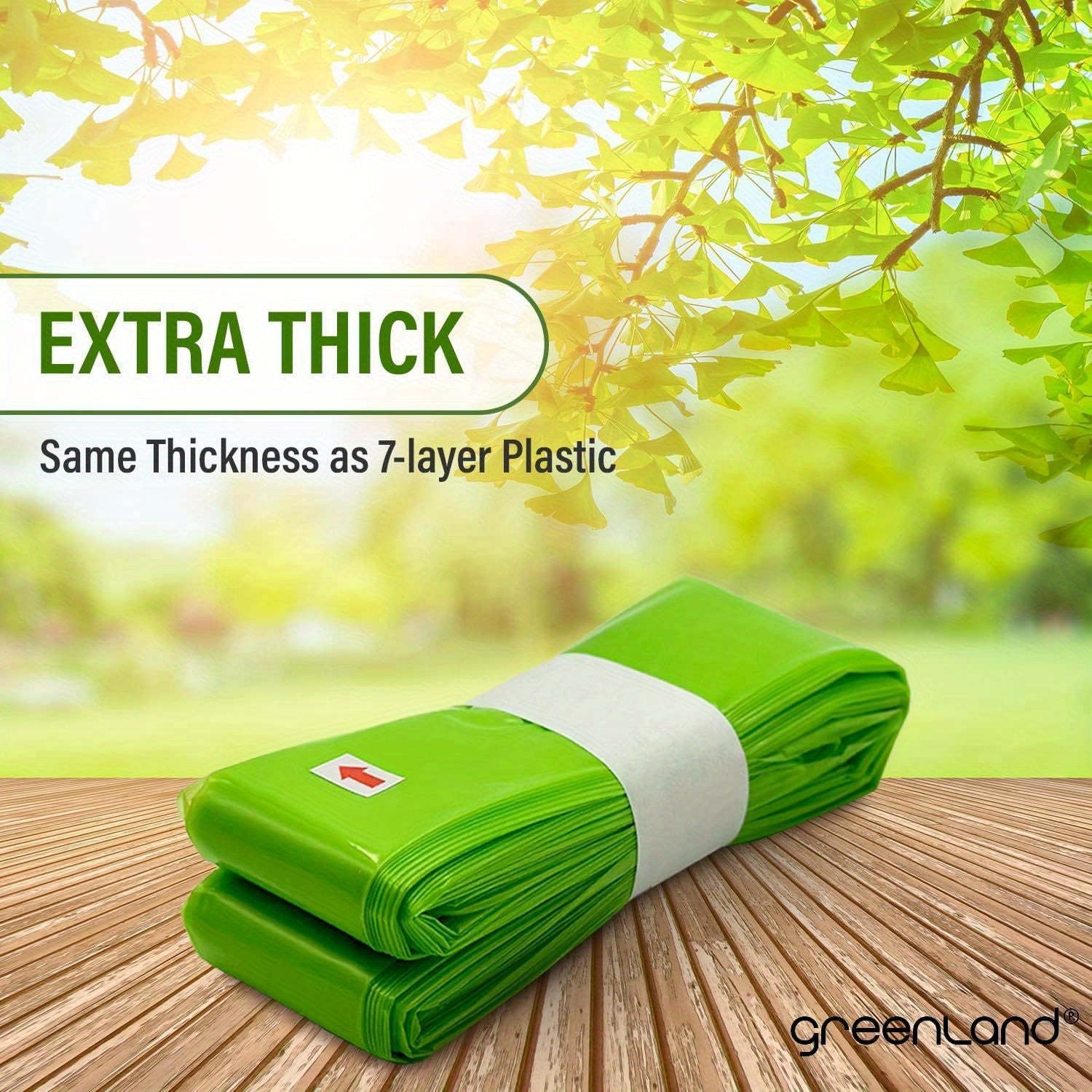 Garbage Bags for Diaper Pails and Household Waste, Heavy Duty, 20 Count