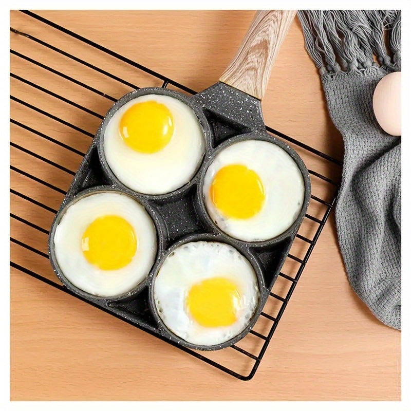 Non-Stick Omelette Pan for Eggs Breakfast Cooking 4-Hole
