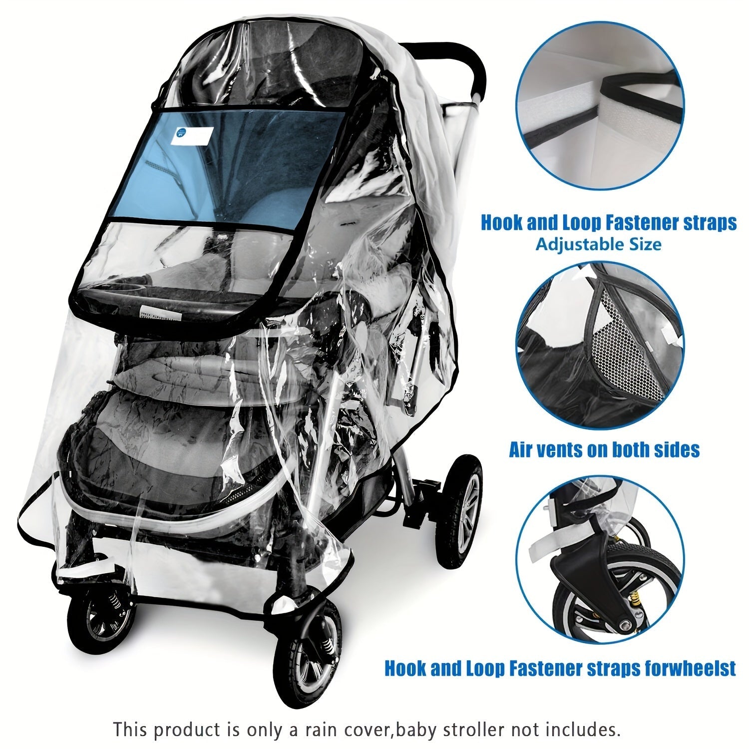 Waterproof Windproof Stroller Rain Cover Universal Baby Outdoor Protection