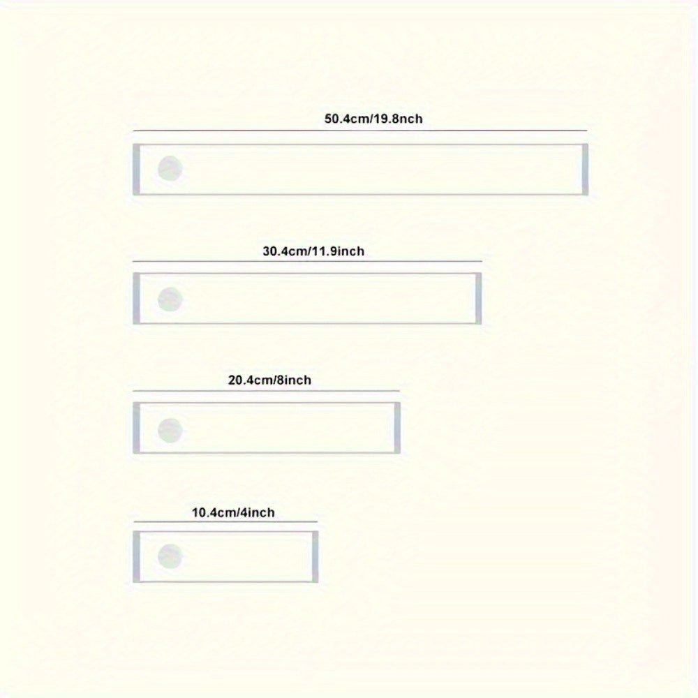 USB Magnetic LED Night Light for Wardrobe Cabinet and Office Shoe Cabinet Dimmable White Yellow