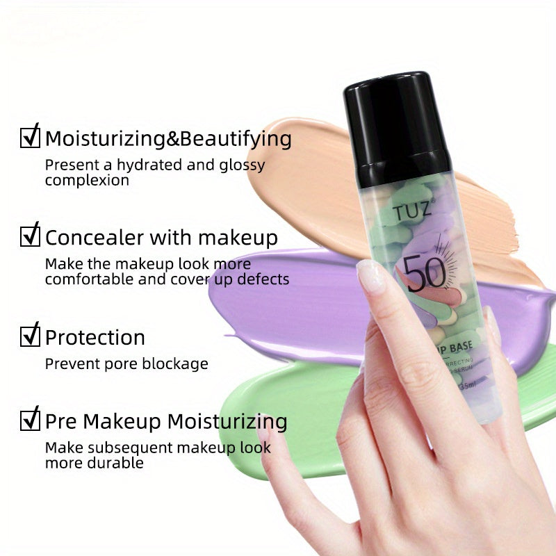 Women Multicolor Isolation Cream Foundation Primer Concealer