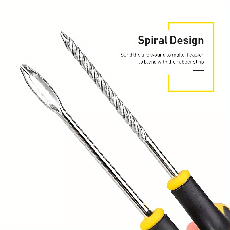 Car Tire Repair Kit Auto Bike Tubeless Puncture Plug Tool Set