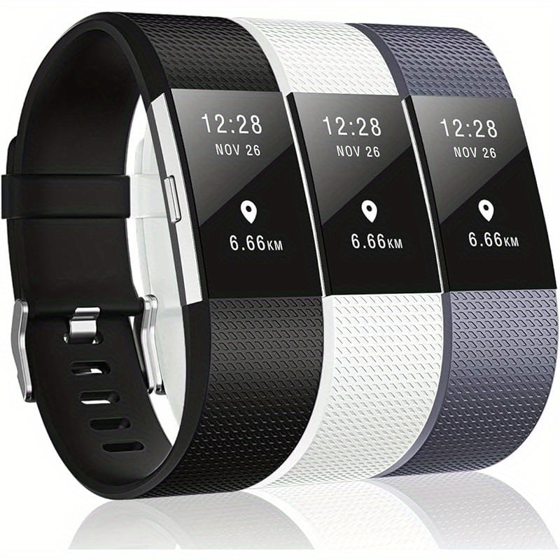 Waterproof Resin Wristbands for Fitbit Charge 2 Classic and Special Edition Ladies