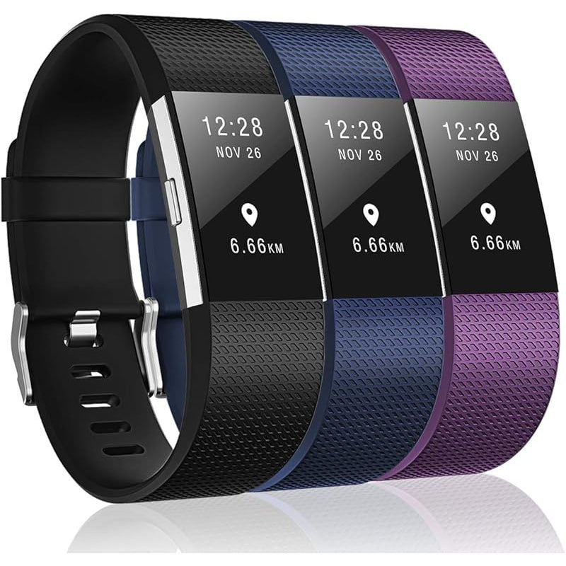 Waterproof Resin Wristbands for Fitbit Charge 2 Classic and Special Edition Ladies