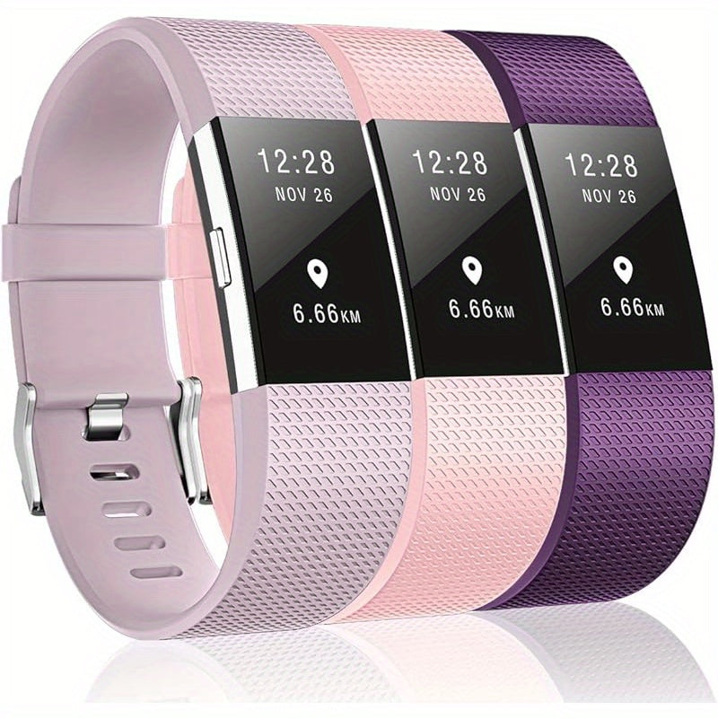 Waterproof Resin Wristbands for Fitbit Charge 2 Classic and Special Edition Ladies