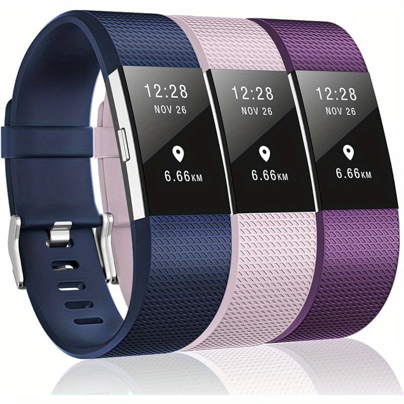 Waterproof Resin Wristbands for Fitbit Charge 2 Classic and Special Edition Ladies