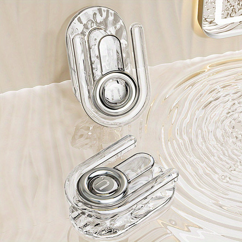 Wall-Mounted Slipper Rack No Drilling Water-Drain Shoe Organizer