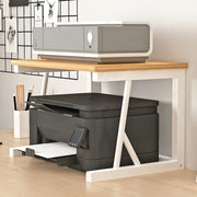Metal Printer Stand with Storage Shelf for Office and Home Organization