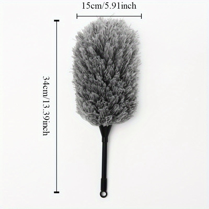 Microfiber Feather Duster Pack Flexible Washable Dust Collector for Home Office Car