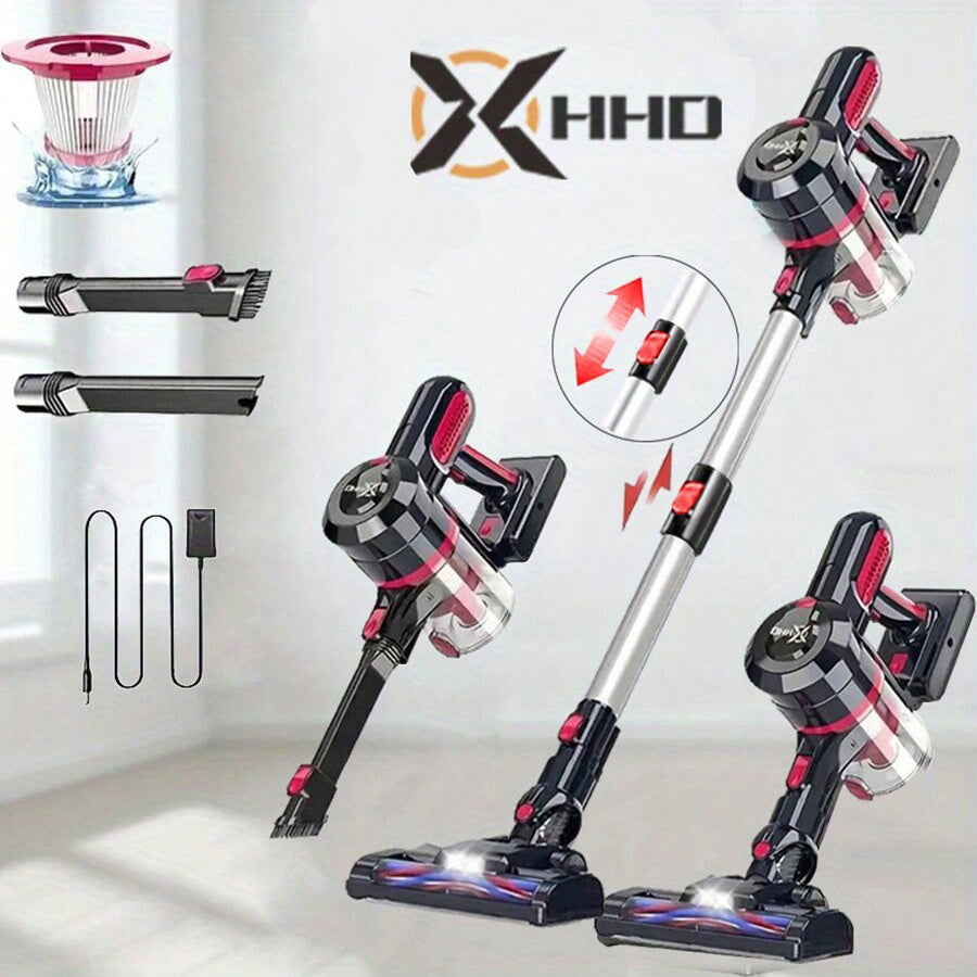 Wireless Handheld Vacuum Cleaner 25Kpa Suction 35Min Runtime LED Headlight Cordless