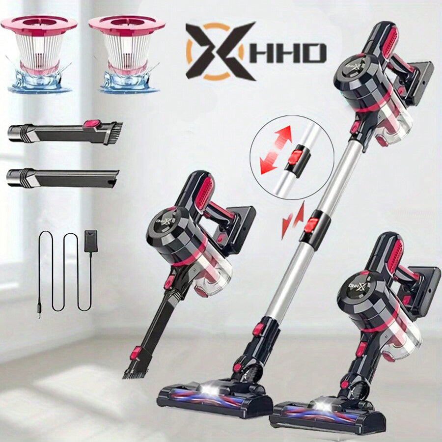 Wireless Handheld Vacuum Cleaner 25Kpa Suction 35Min Runtime LED Headlight Cordless