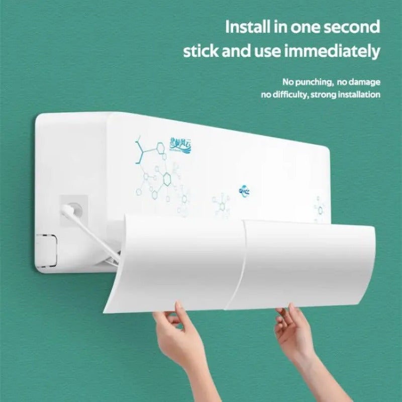 Difusor de aire de pared a prueba de viento universal para salida de aire acondicionado, guía de aire frío