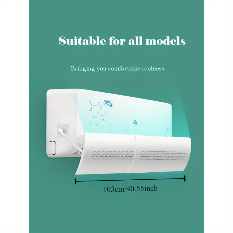 Difusor de aire de pared a prueba de viento universal para salida de aire acondicionado, guía de aire frío