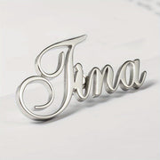 Personalized Name Brooch Pin for Women Gift Jewelry