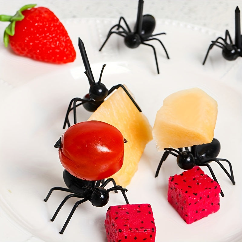 12 Ant-Shaped Reusable Toothpicks for Desserts and Appetizers