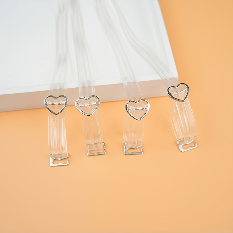 5 Pairs Transparent Adjustable Bra Shoulder Straps for Women Lingerie Underwear