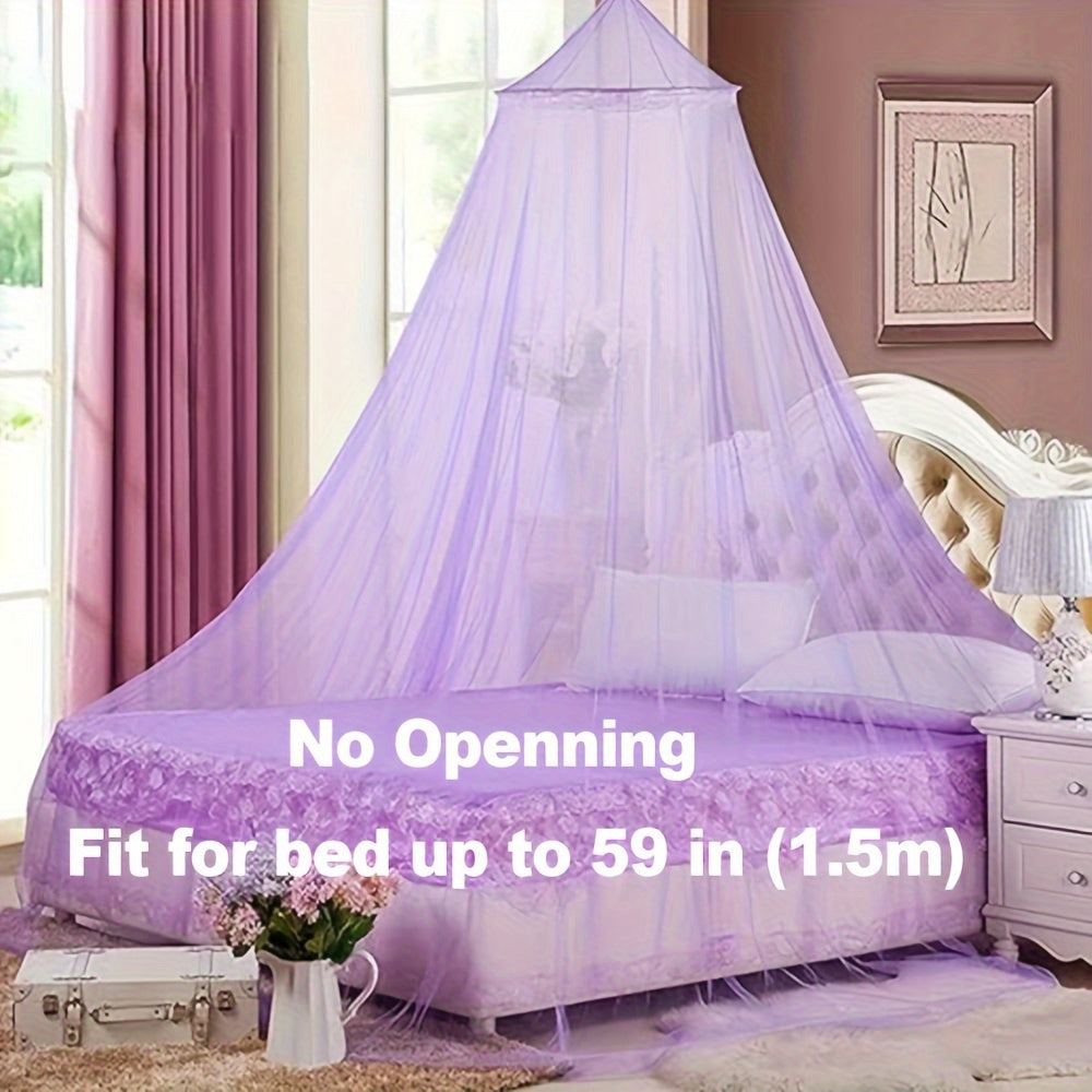 Blue Lace Mosquito Net for Bed and Camping, Easy to Install, All Sizes