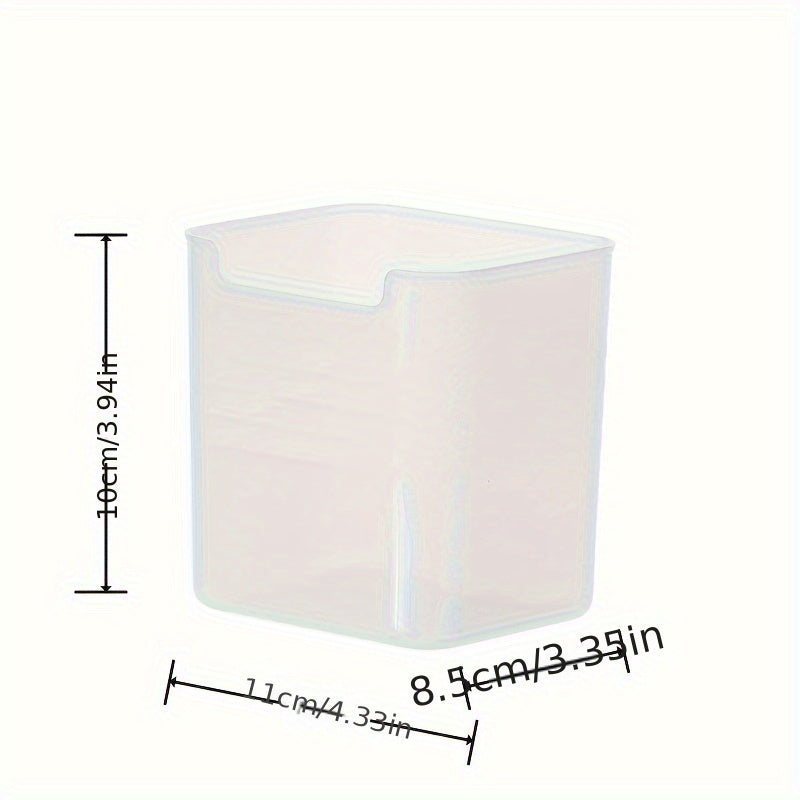 Six Pack Clear Plastic Refrigerator Storage Containers Stackable Food Bins