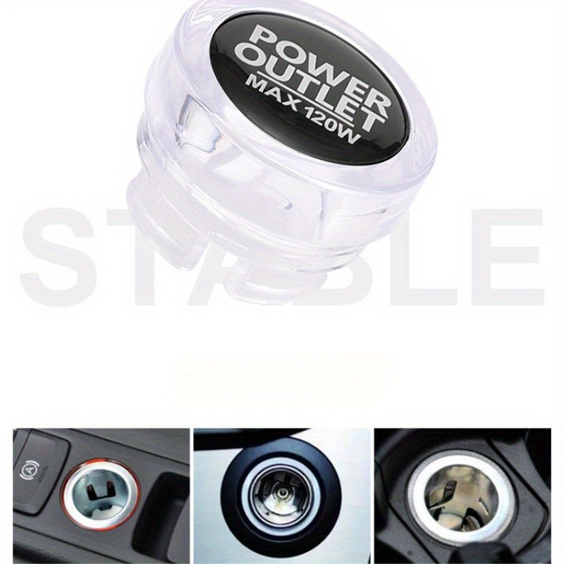 Car Dust Plug ABS Material Anti-Electric Safety Cover for All Vehicles