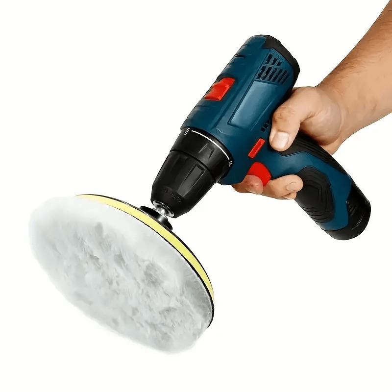 5 Pack Car Polishing Set Waxing Sponge Disc Plush Pads for Car Detailing