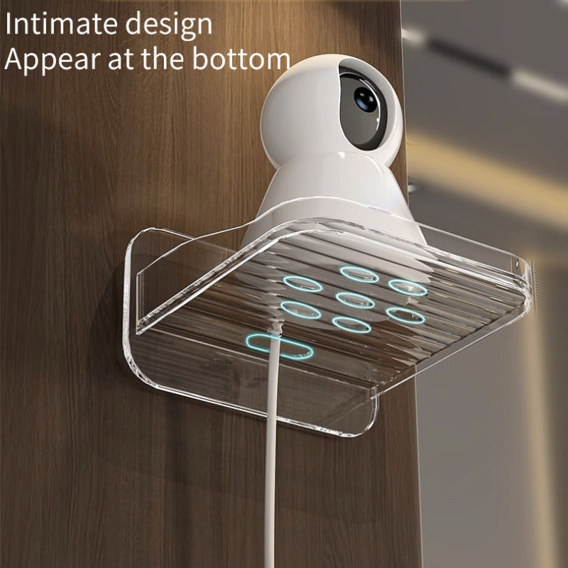 Estante de almacenamiento para cámaras de pared de plástico para dispositivos de vigilancia y plantas